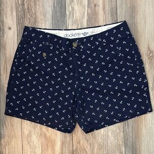 Dockers Anchor Patterned Navy Shorts Size 8P